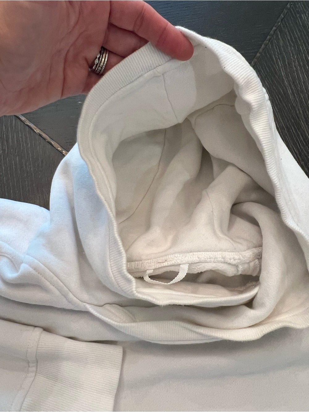 Lululemon Women’s White Hooded Pullover Sweater - Picture 2 of 7